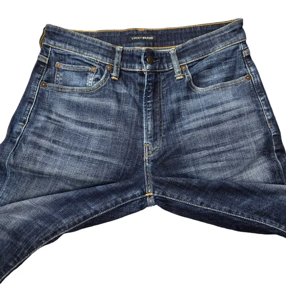 Lucky Brand Men 32x30 410 Athletic Slim Straight Leg‎ Denim Jeans Faye